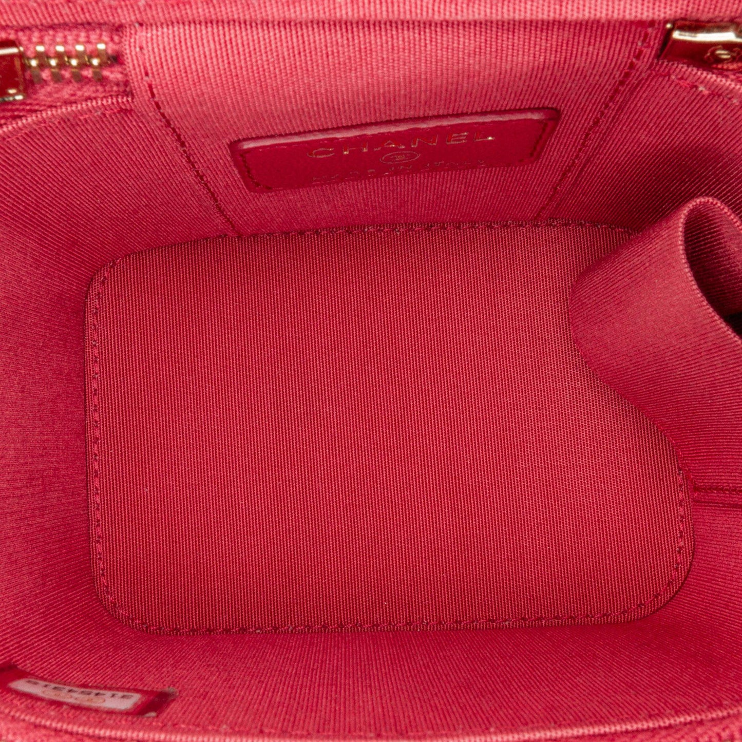 Chanel Mini Lambskin Top Handle Vanity Case with Chain (SHG-aE49jN)