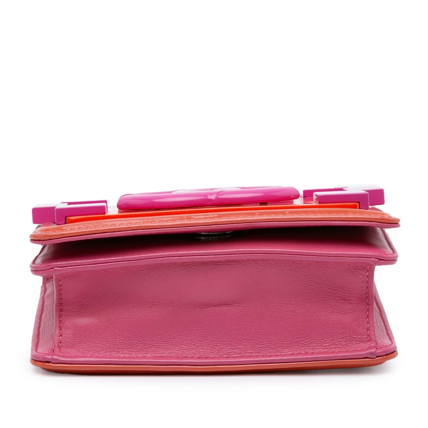 Luxury Chanel Mini Ombre Plexiglass and Patent Boy Brick Flap (SHG-ekVGPs)