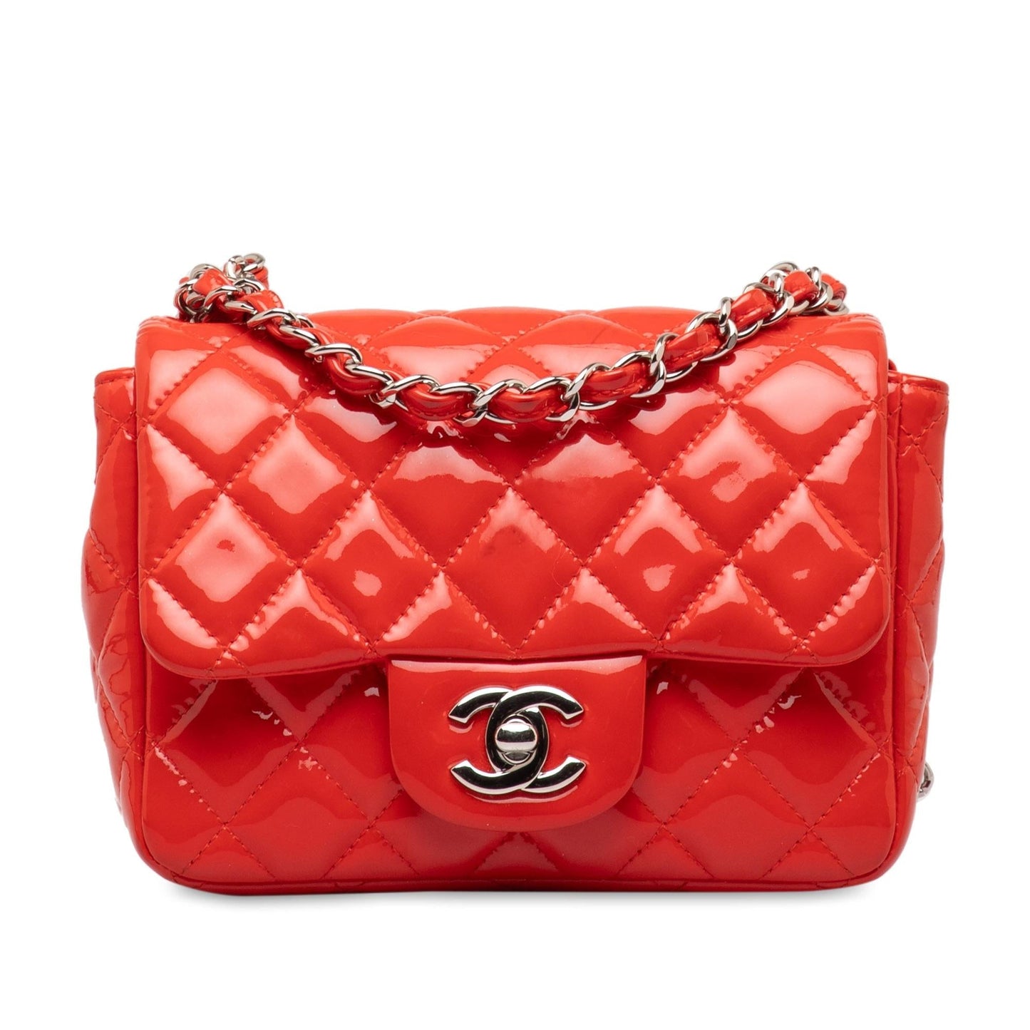 Luxury Chanel Mini Patent Classic Square Single Flap (SHG-zt3HF7)