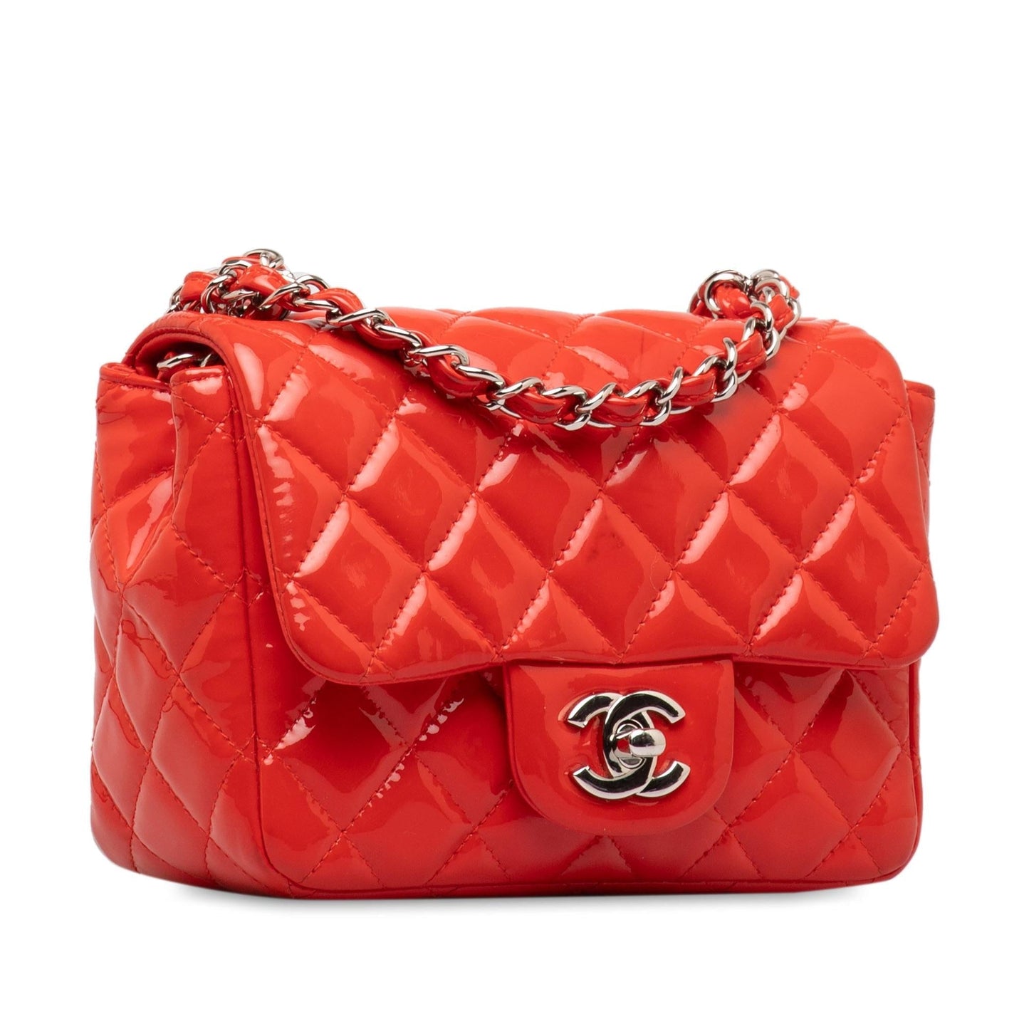 Luxury Chanel Mini Patent Classic Square Single Flap (SHG-zt3HF7)