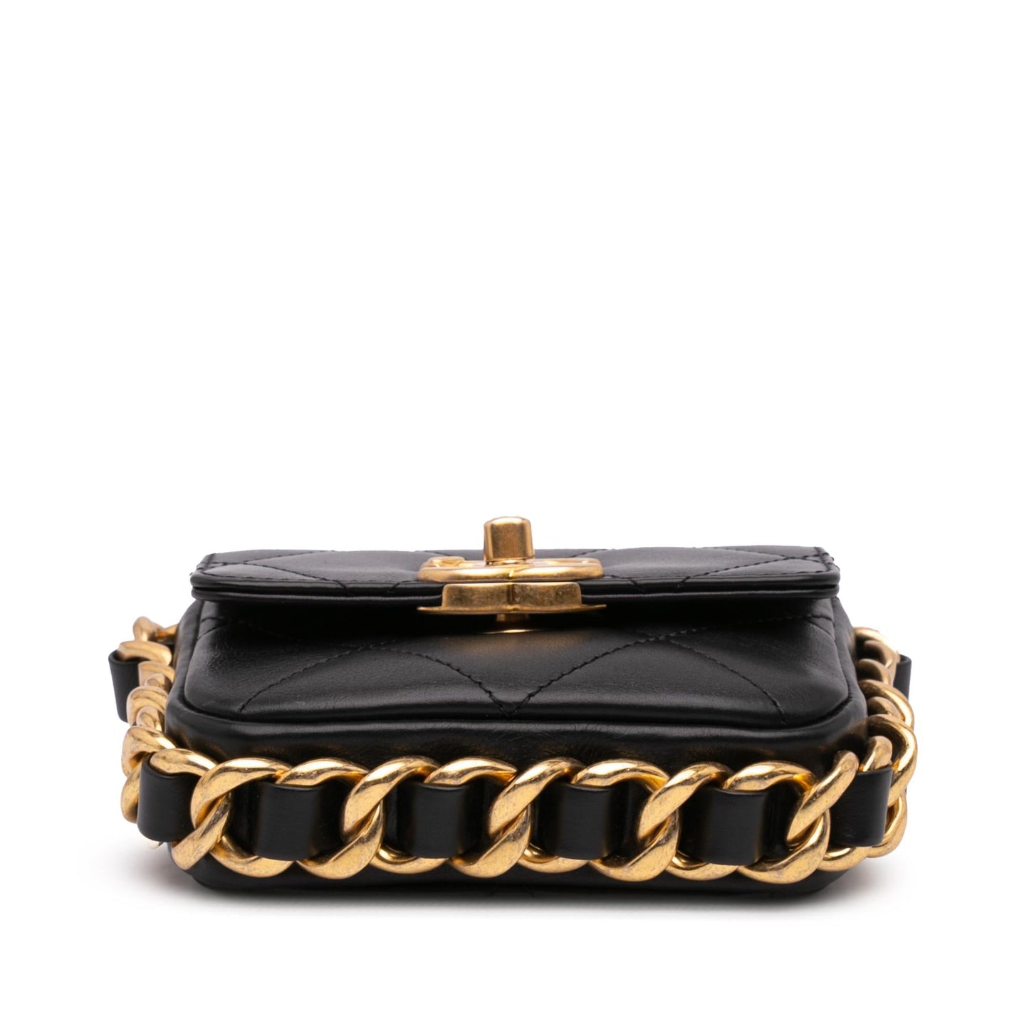 Chanel Mini Quilted Calfskin Framing Chain Flap