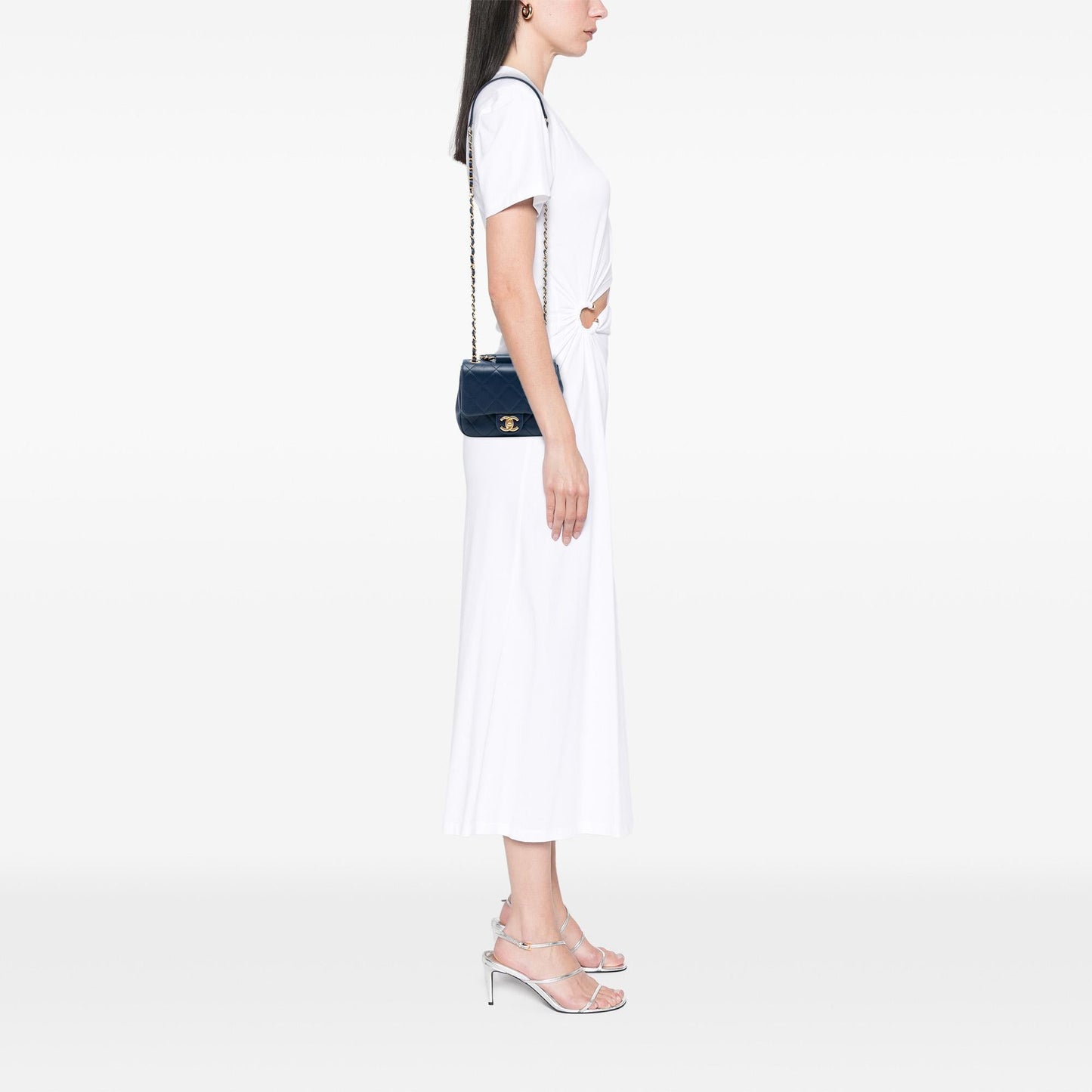 Chanel Mini Quilted Lambskin In The Loop Flap