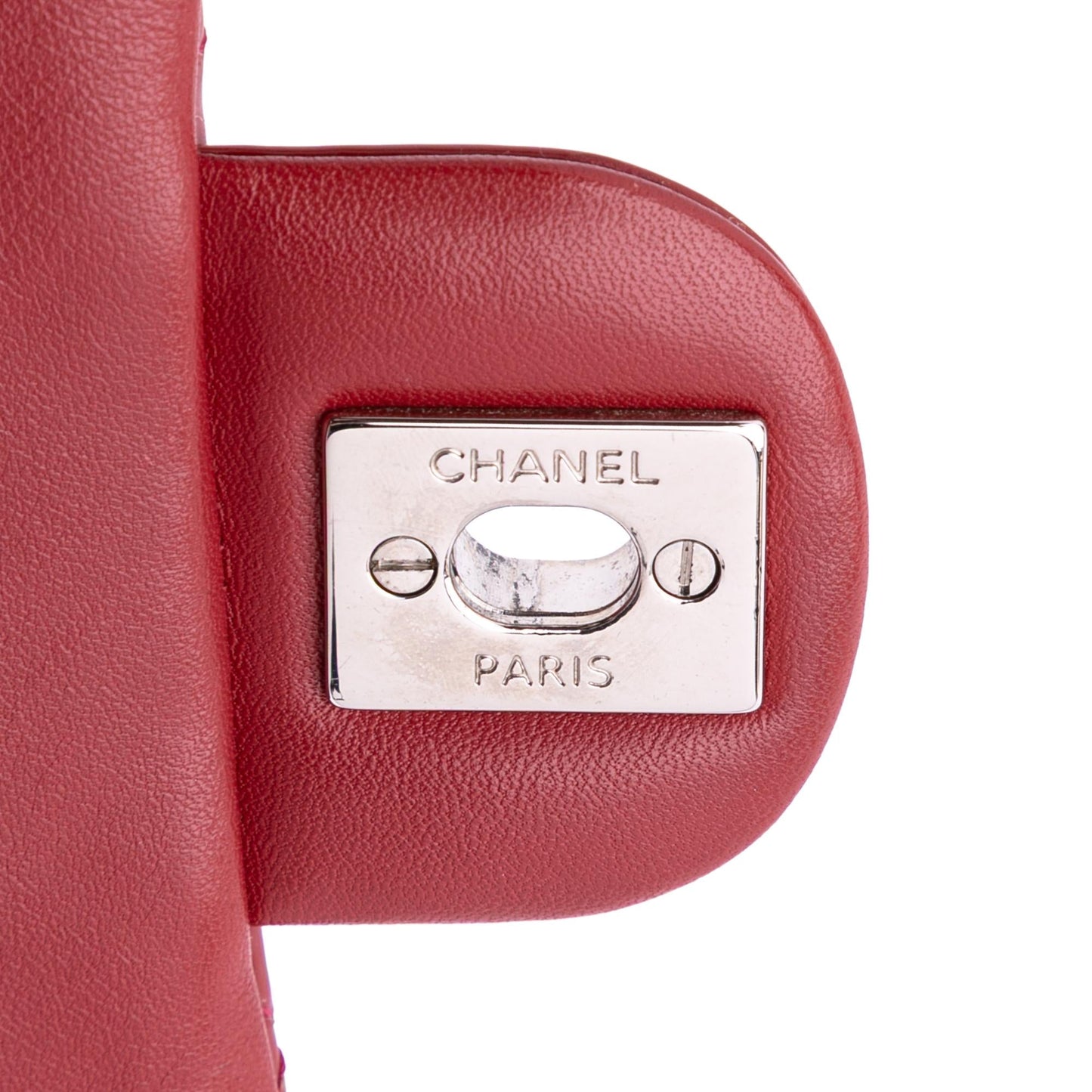 Chanel Mini Quilted Patent Phone Holder on Chain