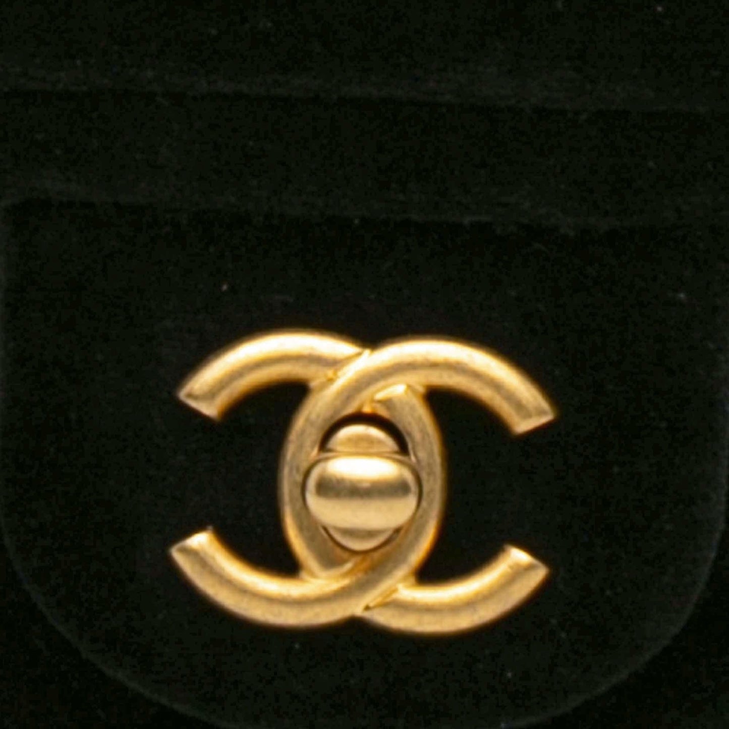 Chanel Mini Quilted Velvet Double Frame Flap