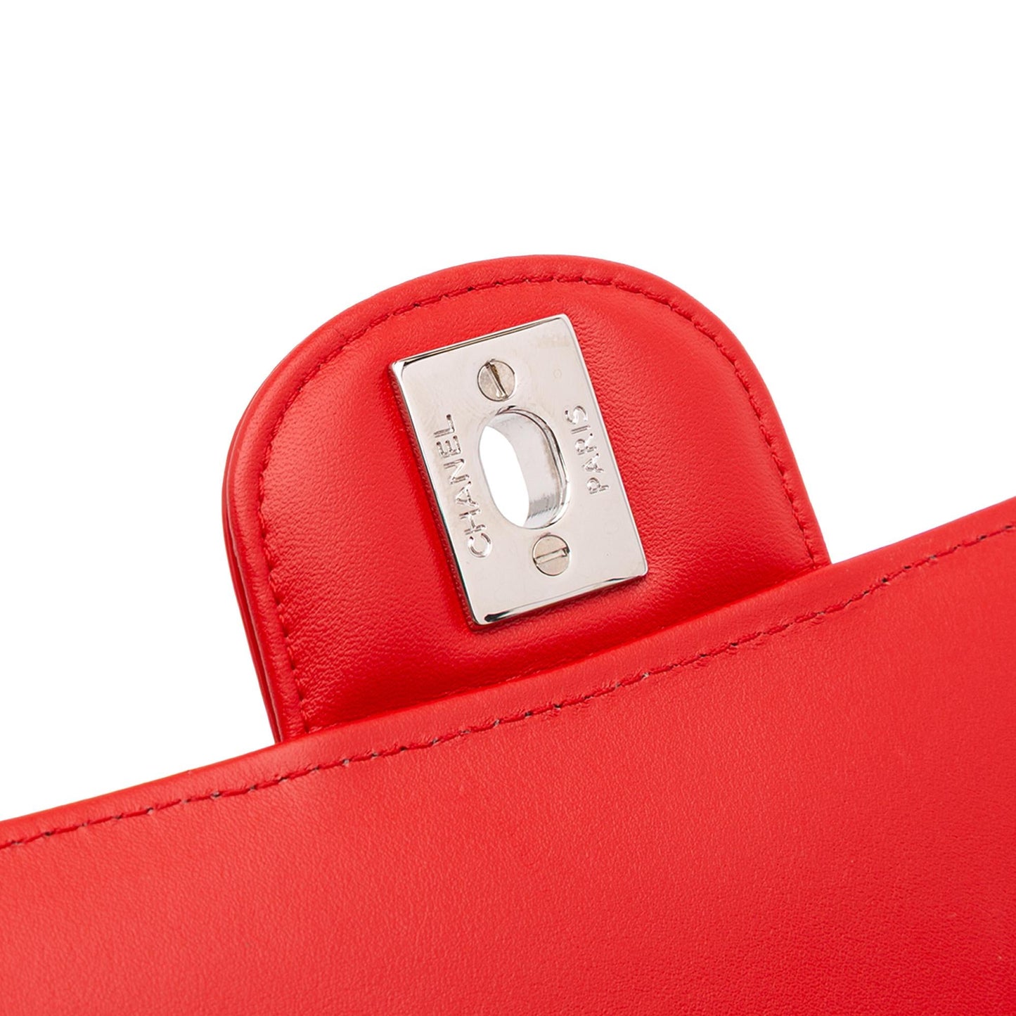 Chanel Mini Rectangular Bicolor Patent Single Flap