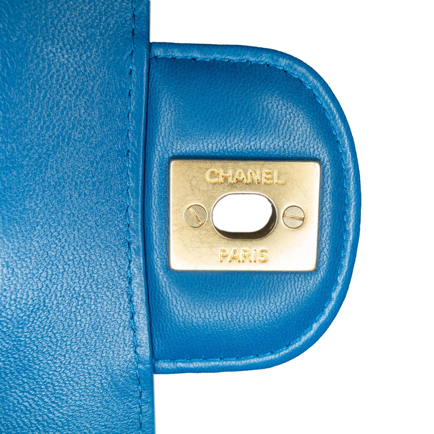 Chanel Mini Rectangular Classic Chevron Lambskin Single Flap (SHG-CNl6l7)