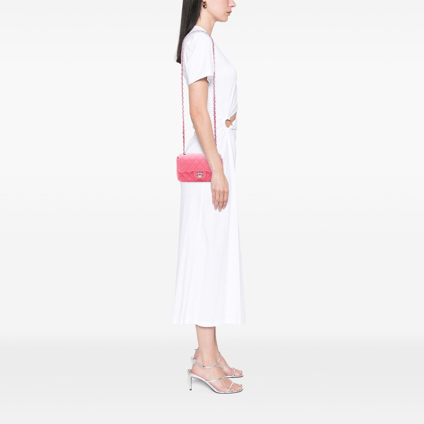 Chanel Mini Rectangular Classic Jersey Single Flap