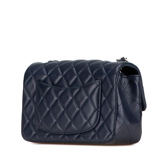 Chanel Mini Rectangular Classic Lambskin Single Flap (SHG-Zxsl77)
