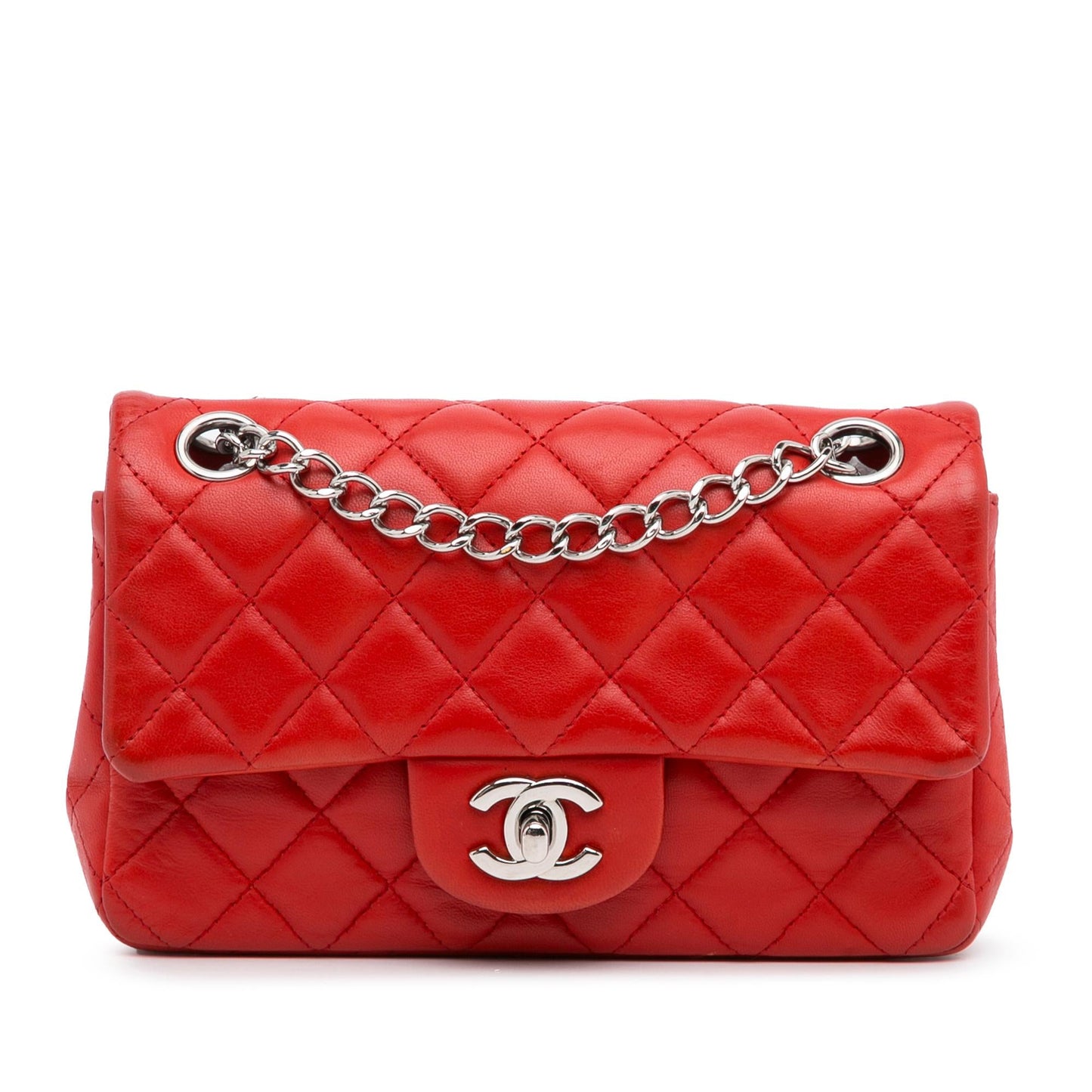 Chanel Mini Rectangular Classic Lambskin Single Flap