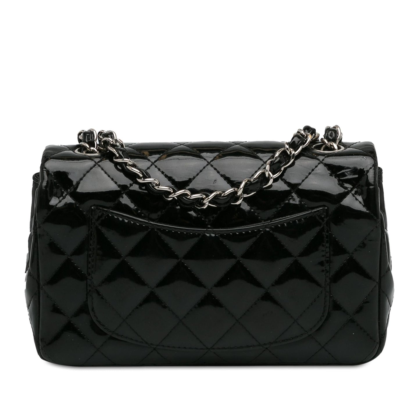 Luxury Chanel Mini Rectangular Classic Patent Single Flap (SHG-fnfHQ4)