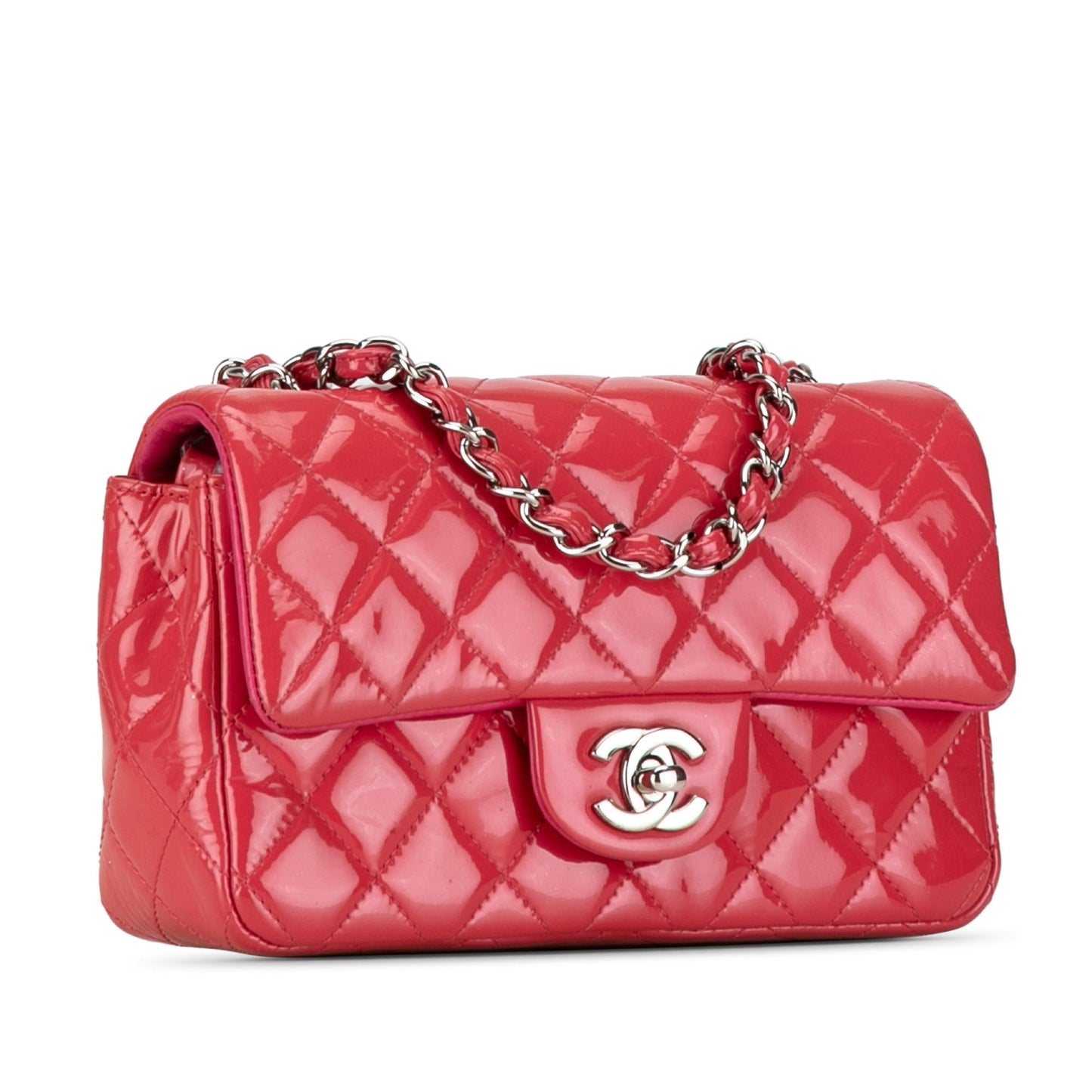 Luxury Chanel Mini Rectangular Classic Patent Single Flap (SHG-f5GKzQ)