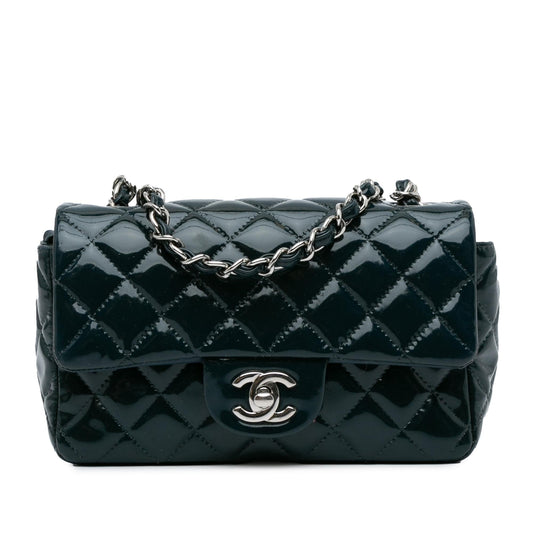 Luxury Chanel Mini Rectangular Classic Patent Single Flap (SHG-TPwrWV)