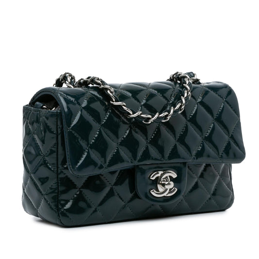 Luxury Chanel Mini Rectangular Classic Patent Single Flap (SHG-TPwrWV)