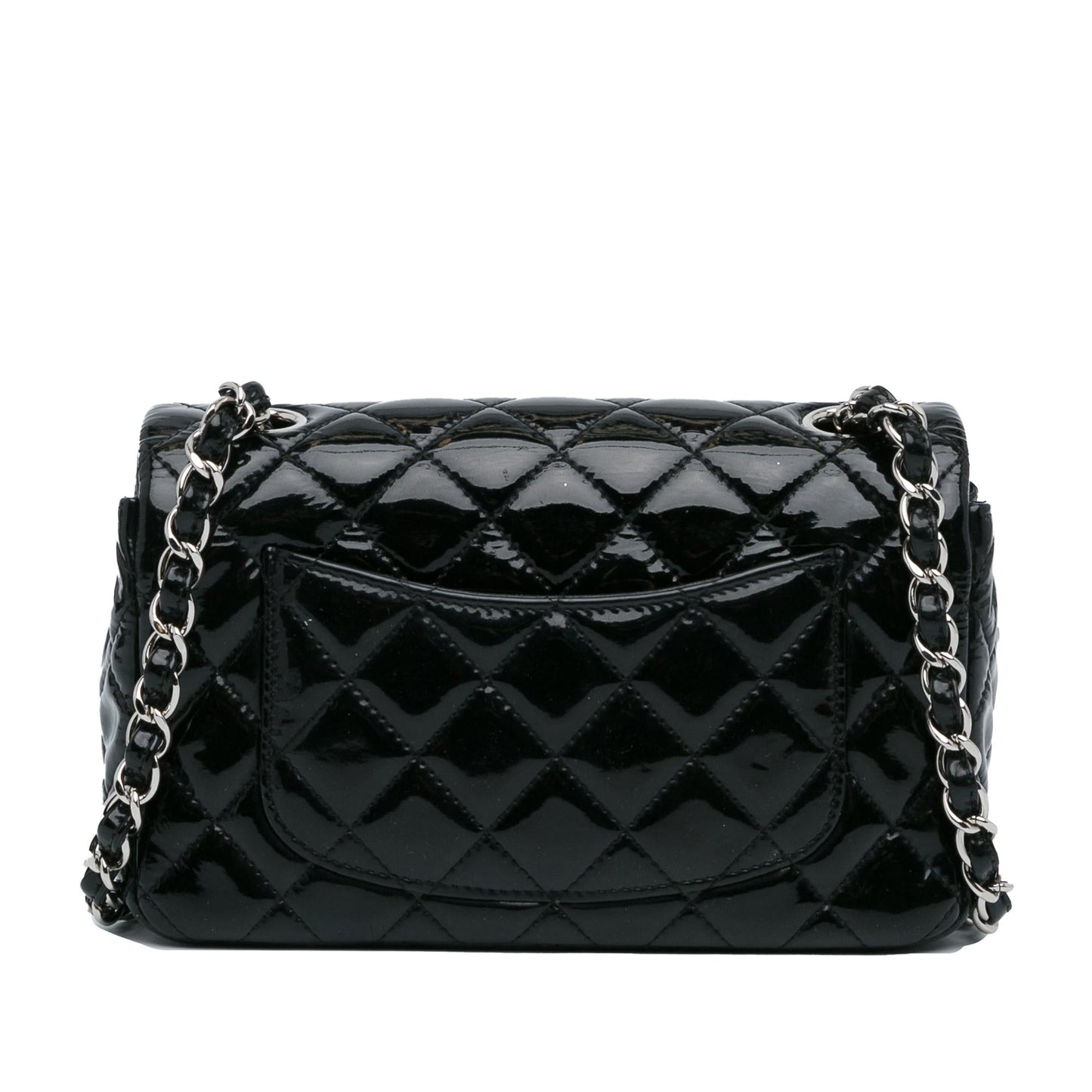 Luxury Chanel Mini Rectangular Classic Patent Single Flap (SHG-H2RONy)