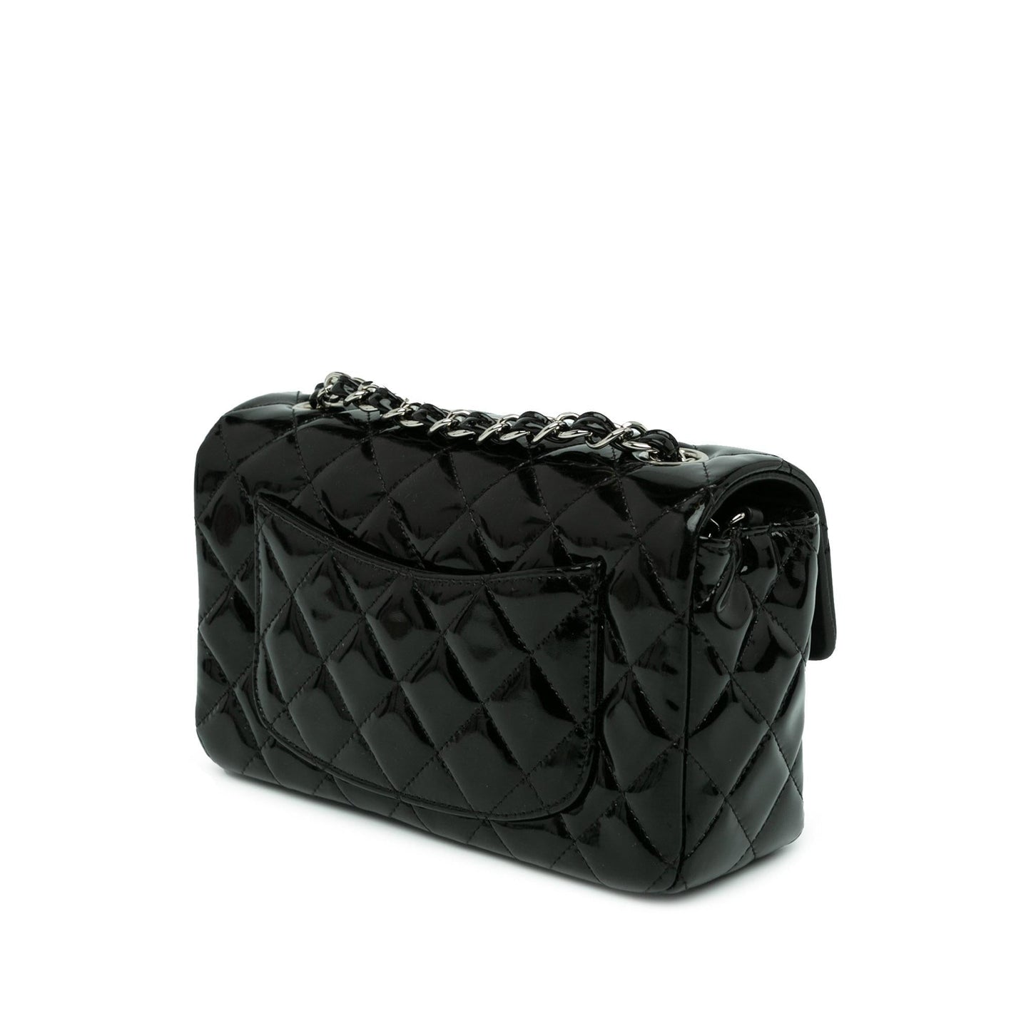 Luxury Chanel Mini Rectangular Classic Patent Single Flap (SHG-FyA2eh)