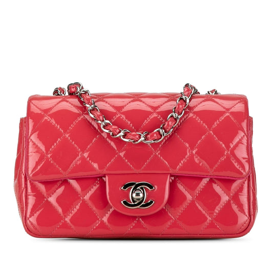 Luxury Chanel Mini Rectangular Classic Patent Single Flap (SHG-XuFX41)