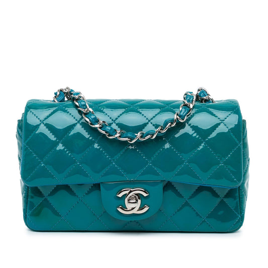 Luxury Chanel Mini Rectangular Classic Patent Single Flap (SHG-xSJFwT)