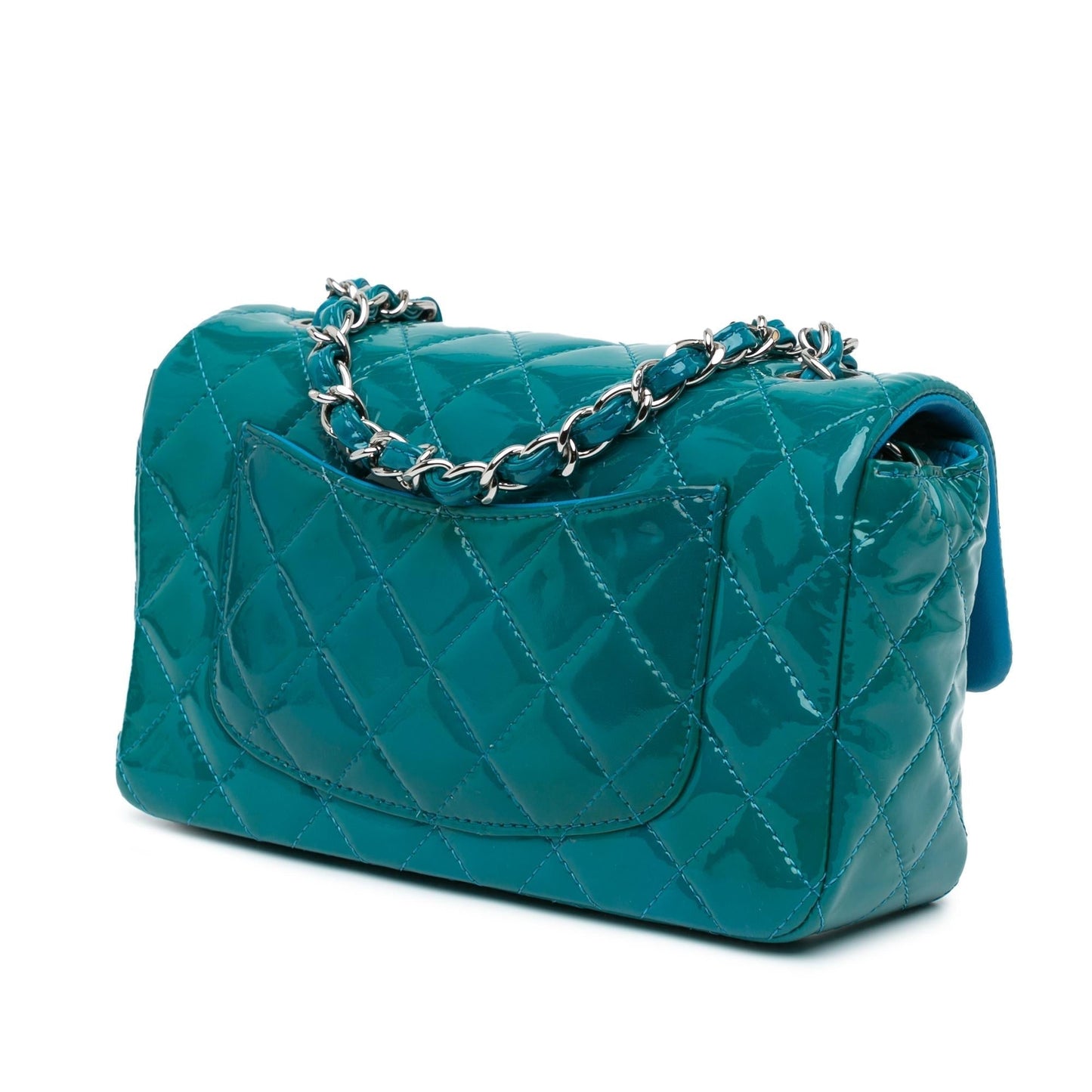 Luxury Chanel Mini Rectangular Classic Patent Single Flap (SHG-xSJFwT)