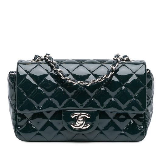 Chanel Mini Rectangular Classic Patent Single Flap