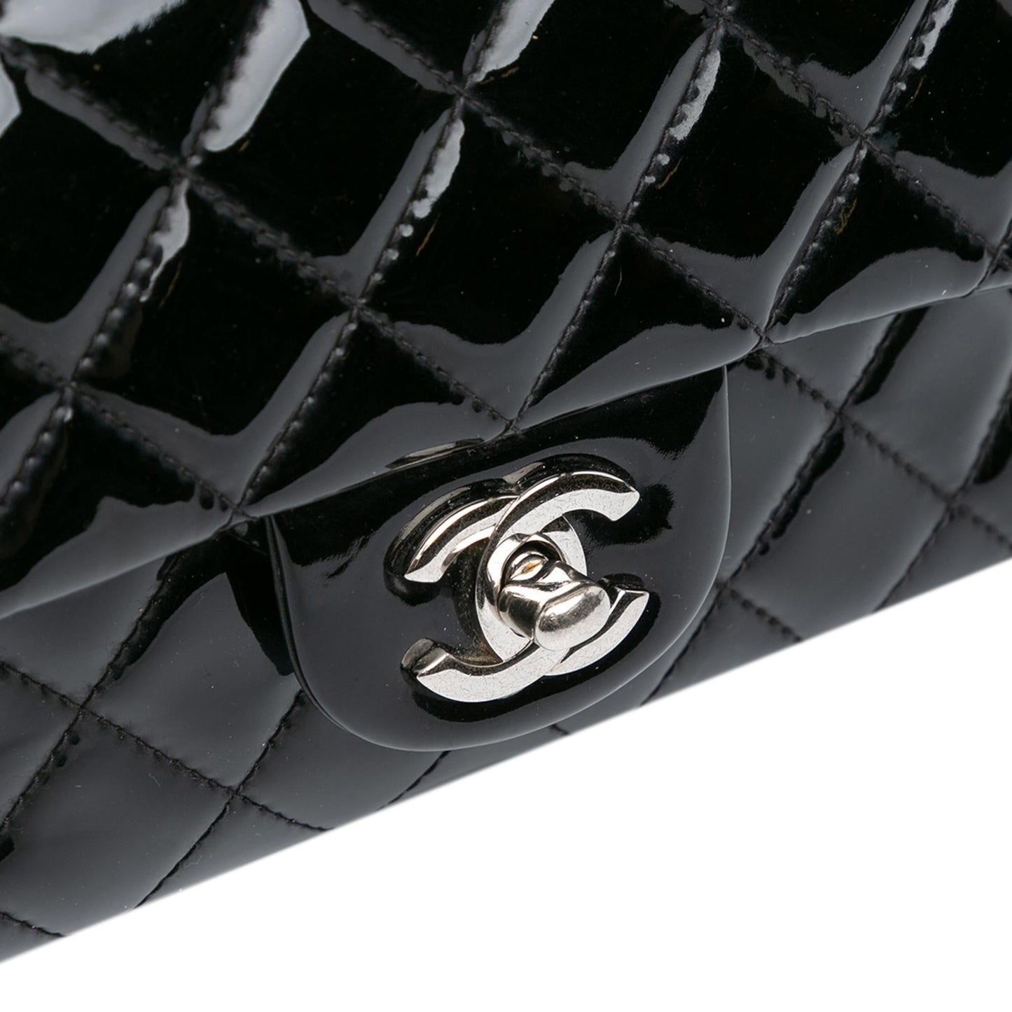 Chanel Mini Rectangular Classic Patent Single Flap