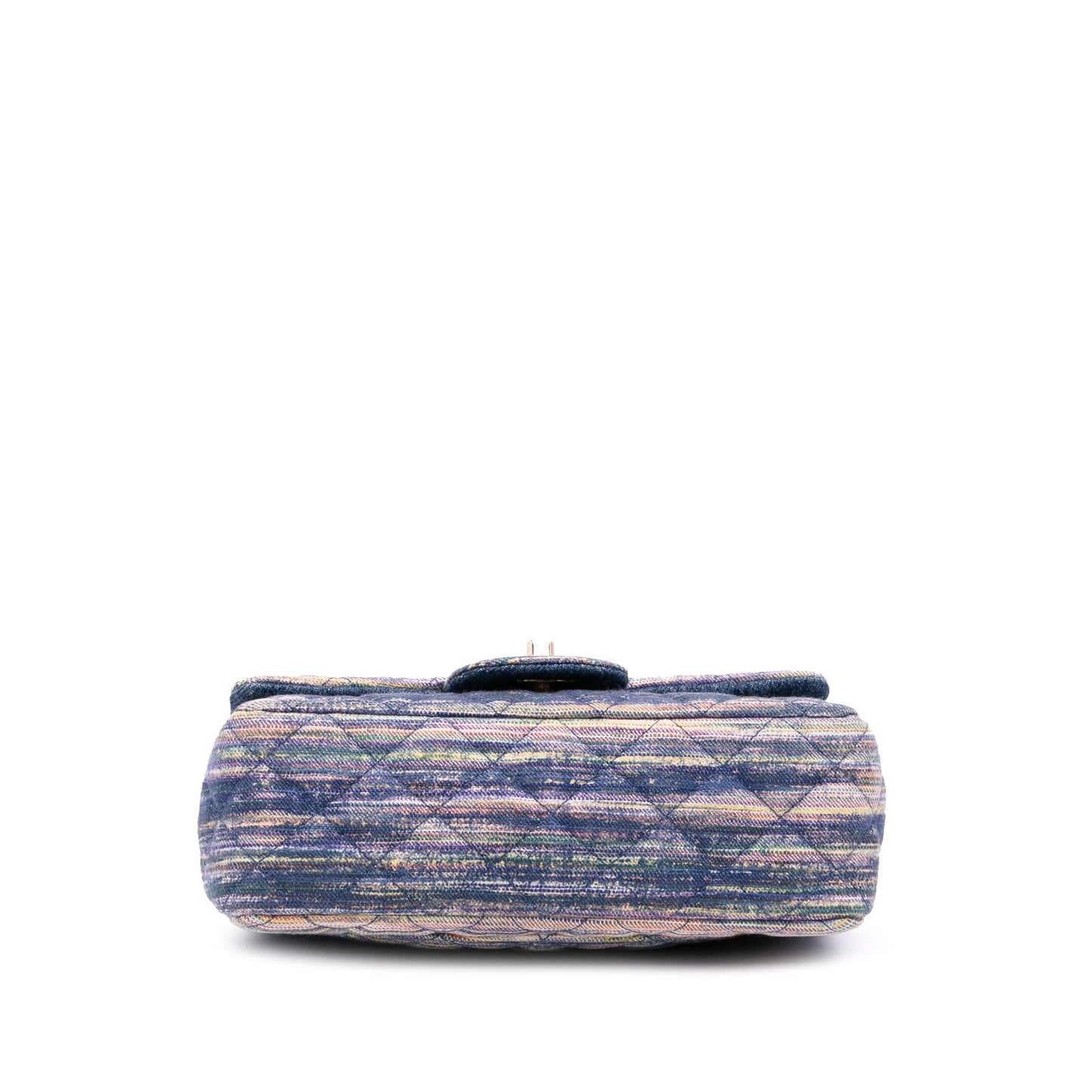 Chanel Mini Rectangular Multicolor Classic Denim Single Flap