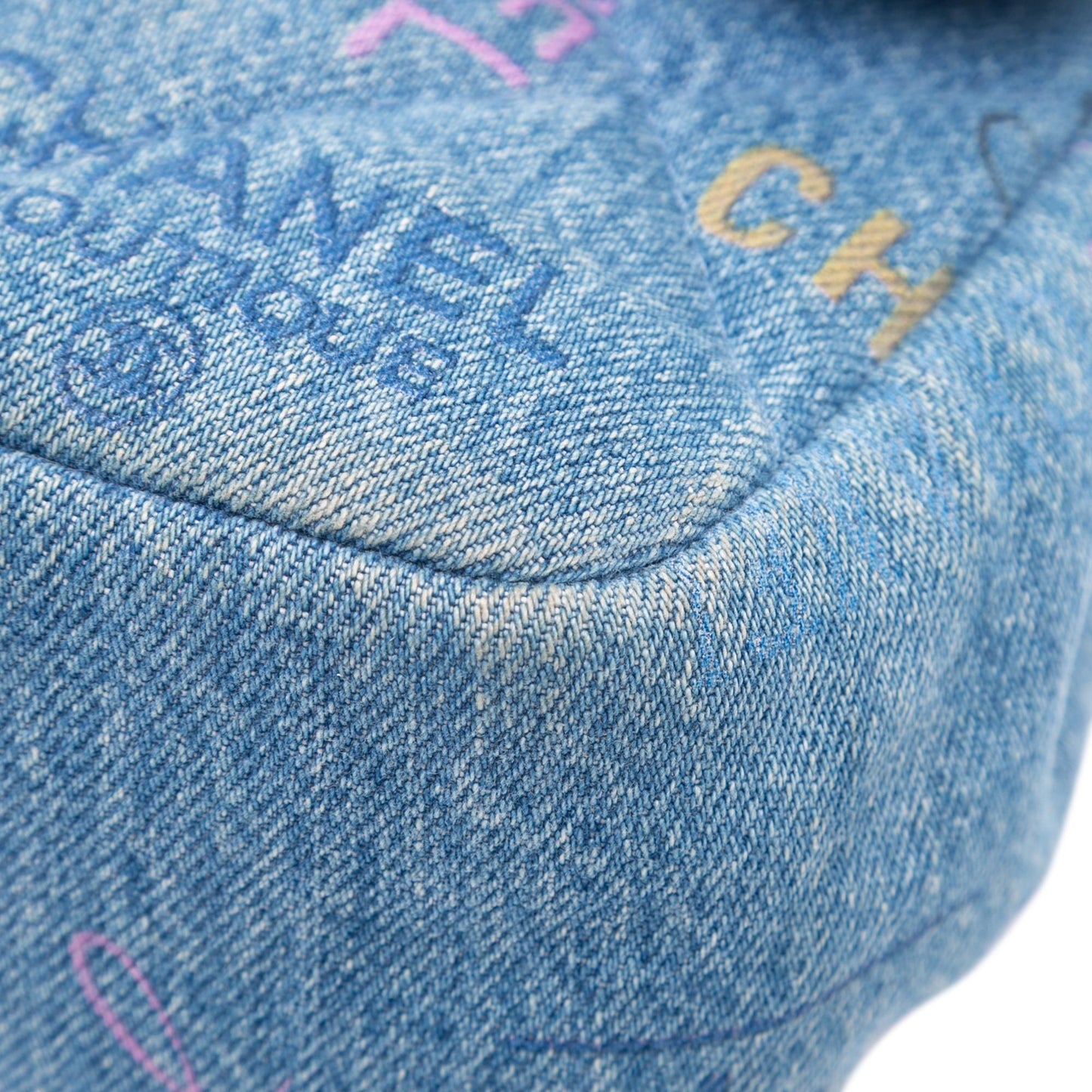 Chanel Mini Rectangular Quilted Denim Mood Flap