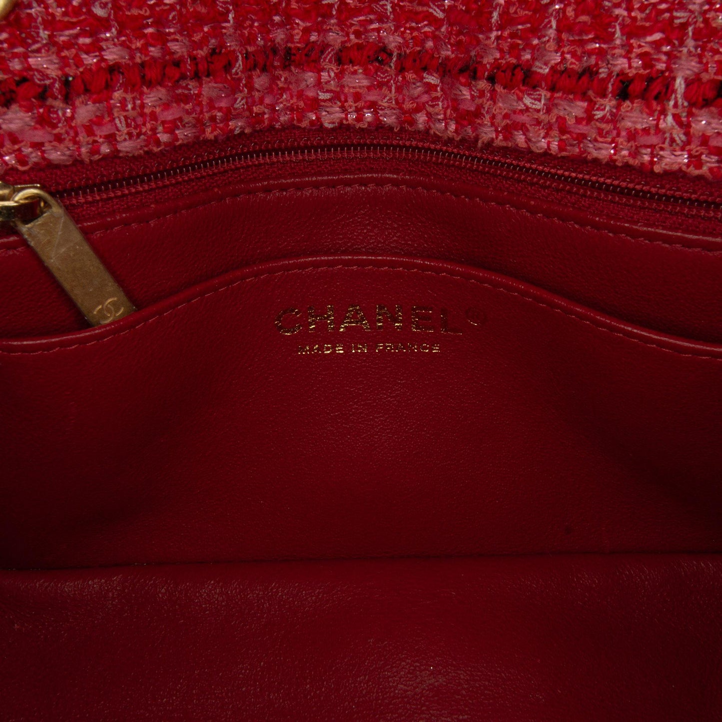 Chanel Mini Rectangular Tweed Reissue Single Flap (SHG-gJDjoh)