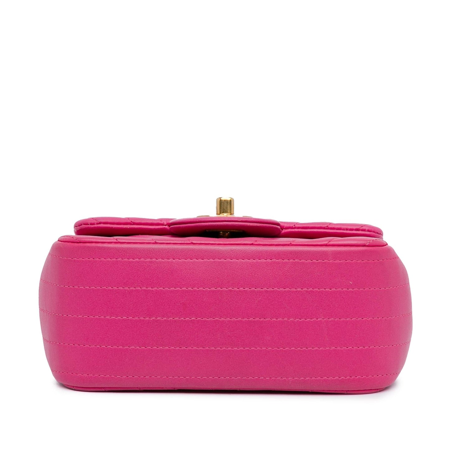 Chanel Mini Square Classic Chevron Lambskin Flap (SHG-j9k7Tq)