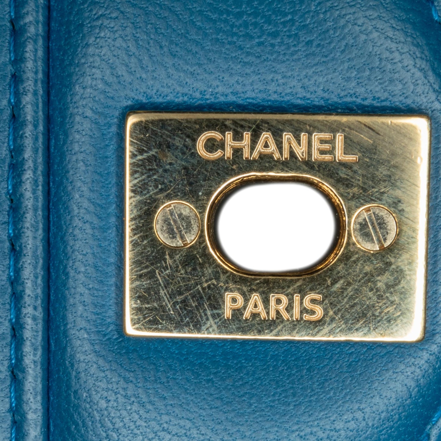 Chanel Mini Square Classic Chevron Lambskin Single Flap (SHG-Vx8JKw)