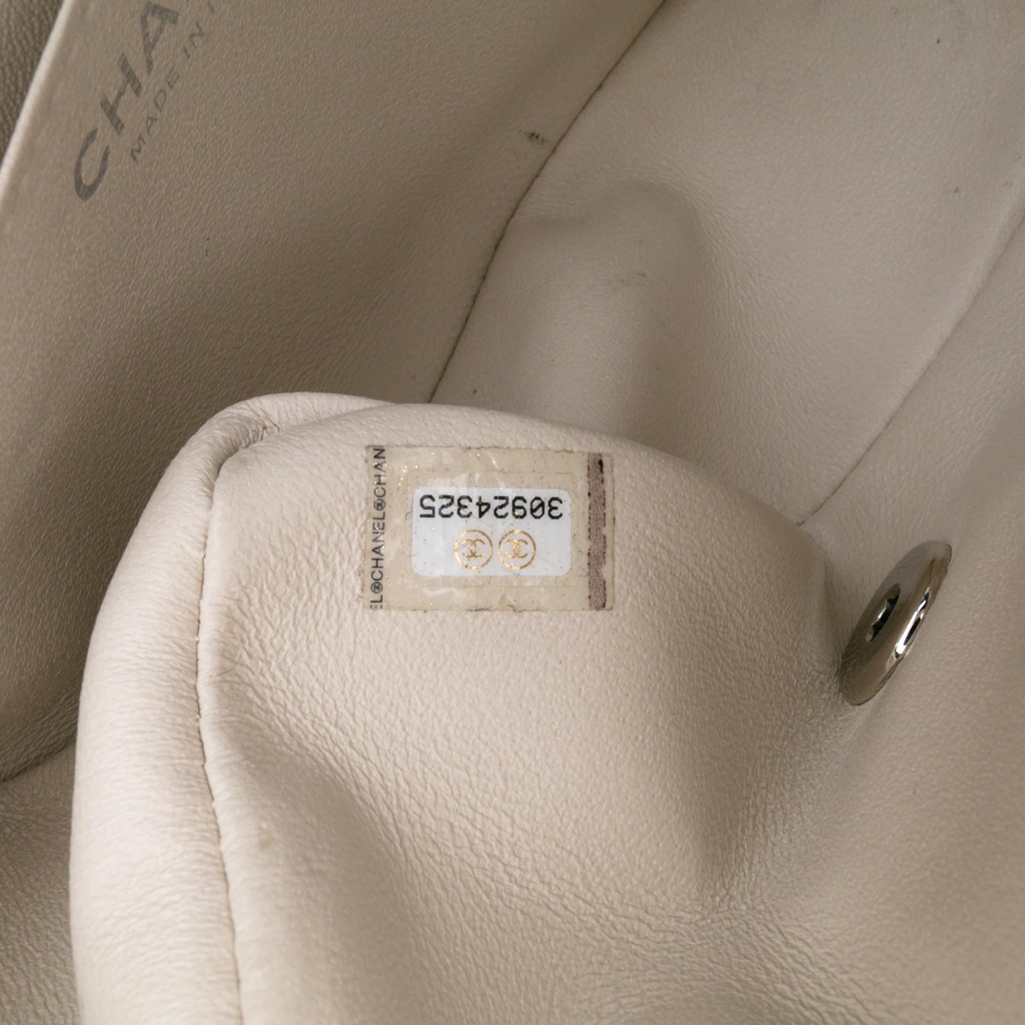 Chanel Mini Square Classic Chevron Lambskin Single Flap