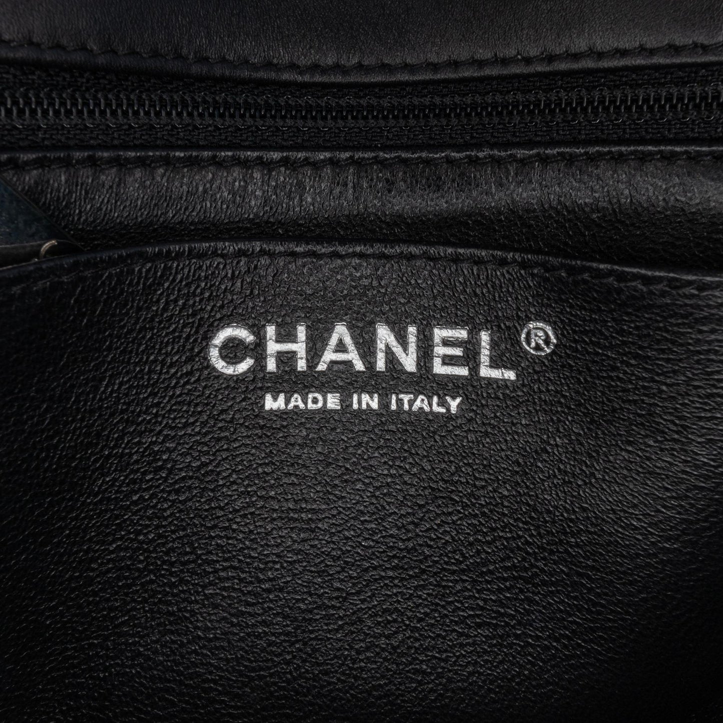 Chanel Mini Square Classic Chevron Patent Flap