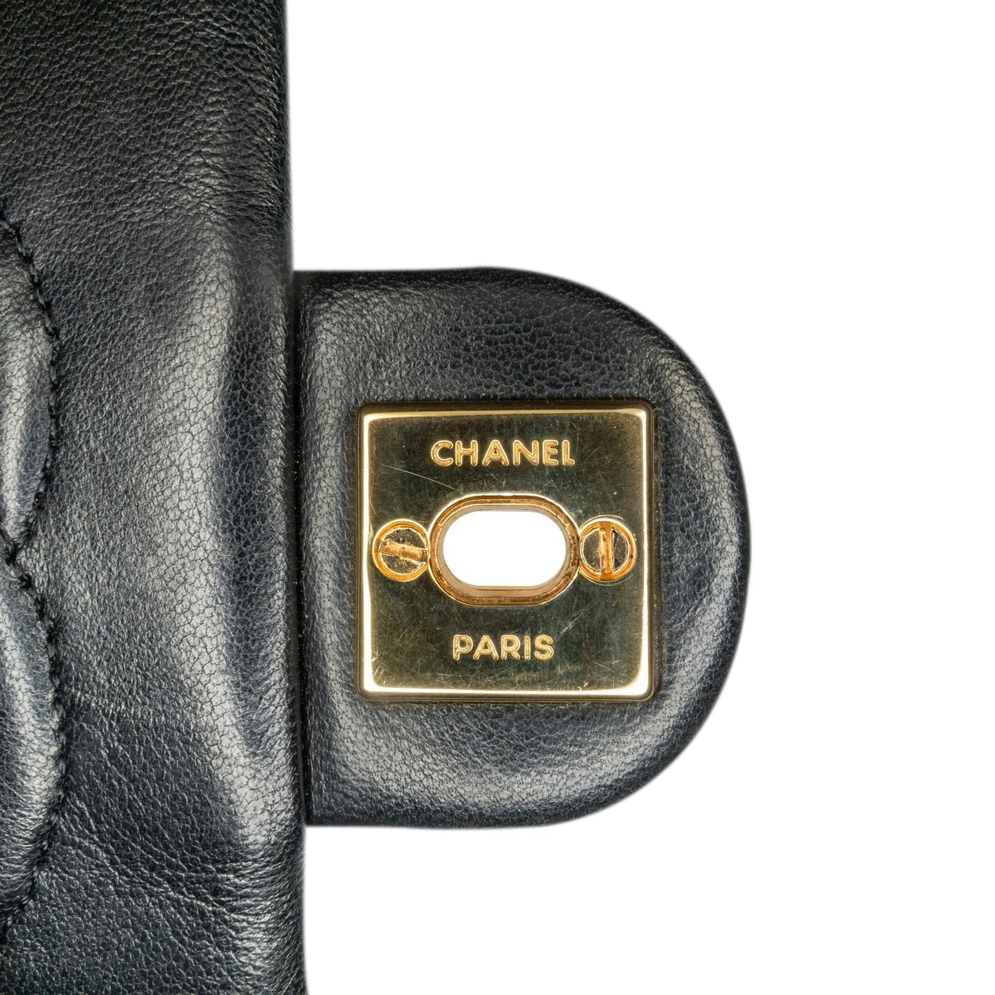 Chanel Mini Square Classic Lambskin Leather Single Flap Bag (SHG-hqpiJu)