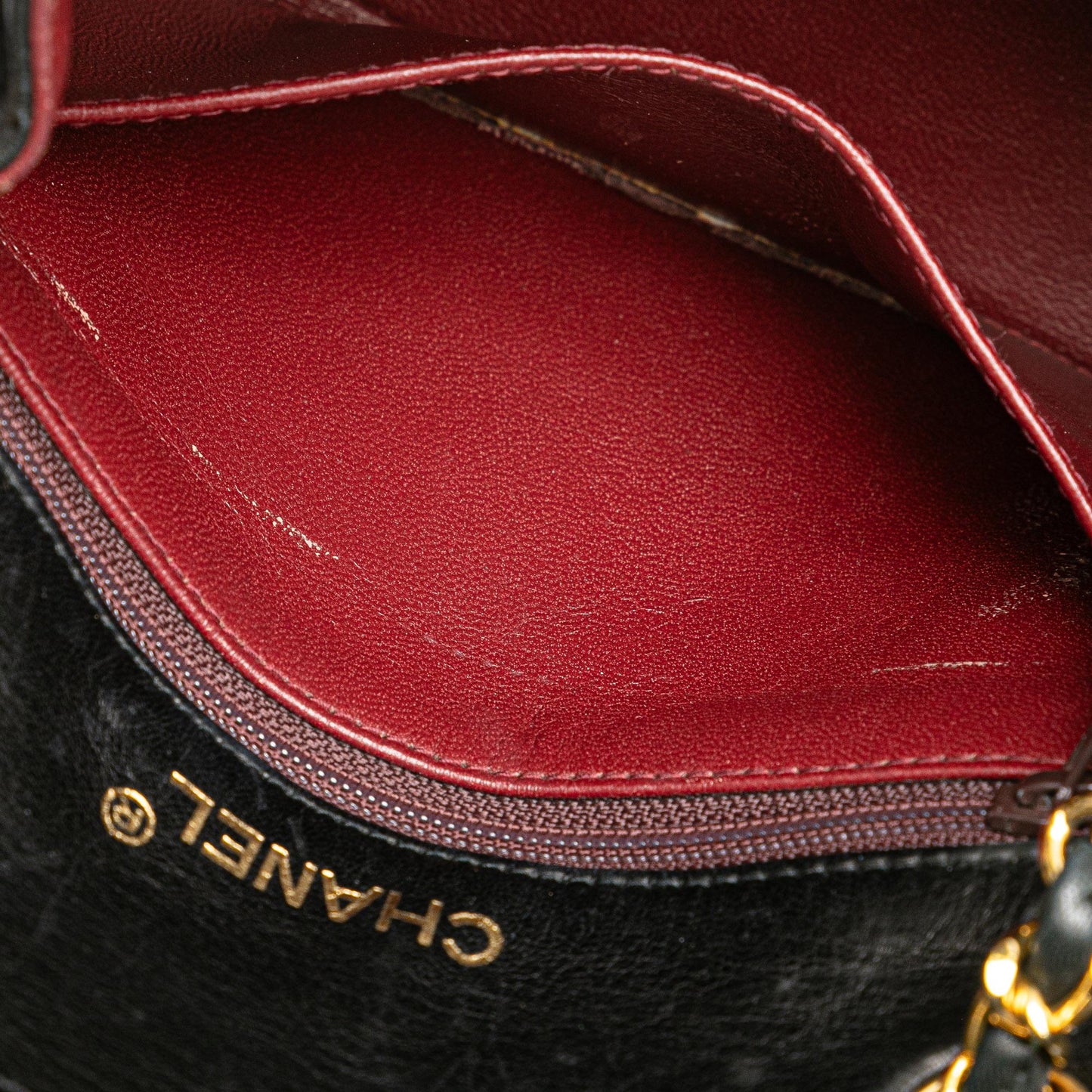 Chanel Mini Square Classic Lambskin Single Flap (SHG-uffUKC)