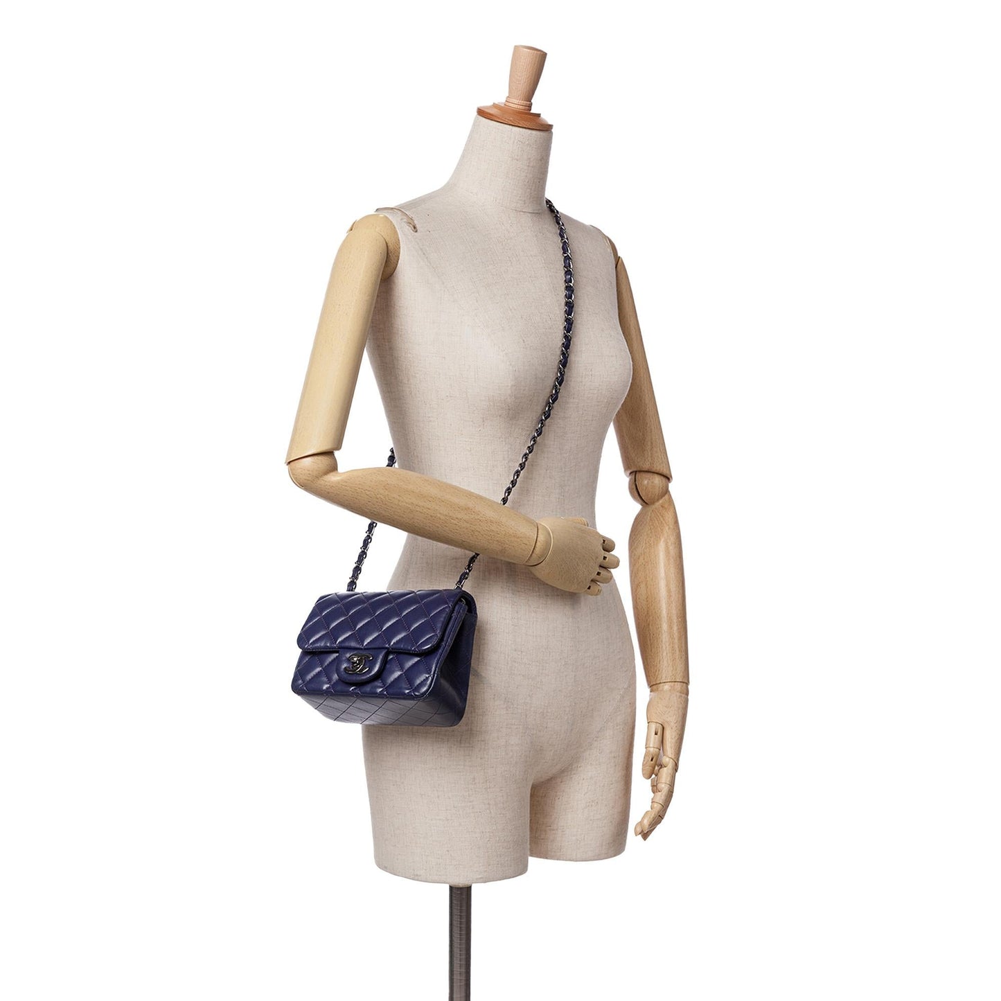 Chanel Mini Square Classic Lambskin Single Flap