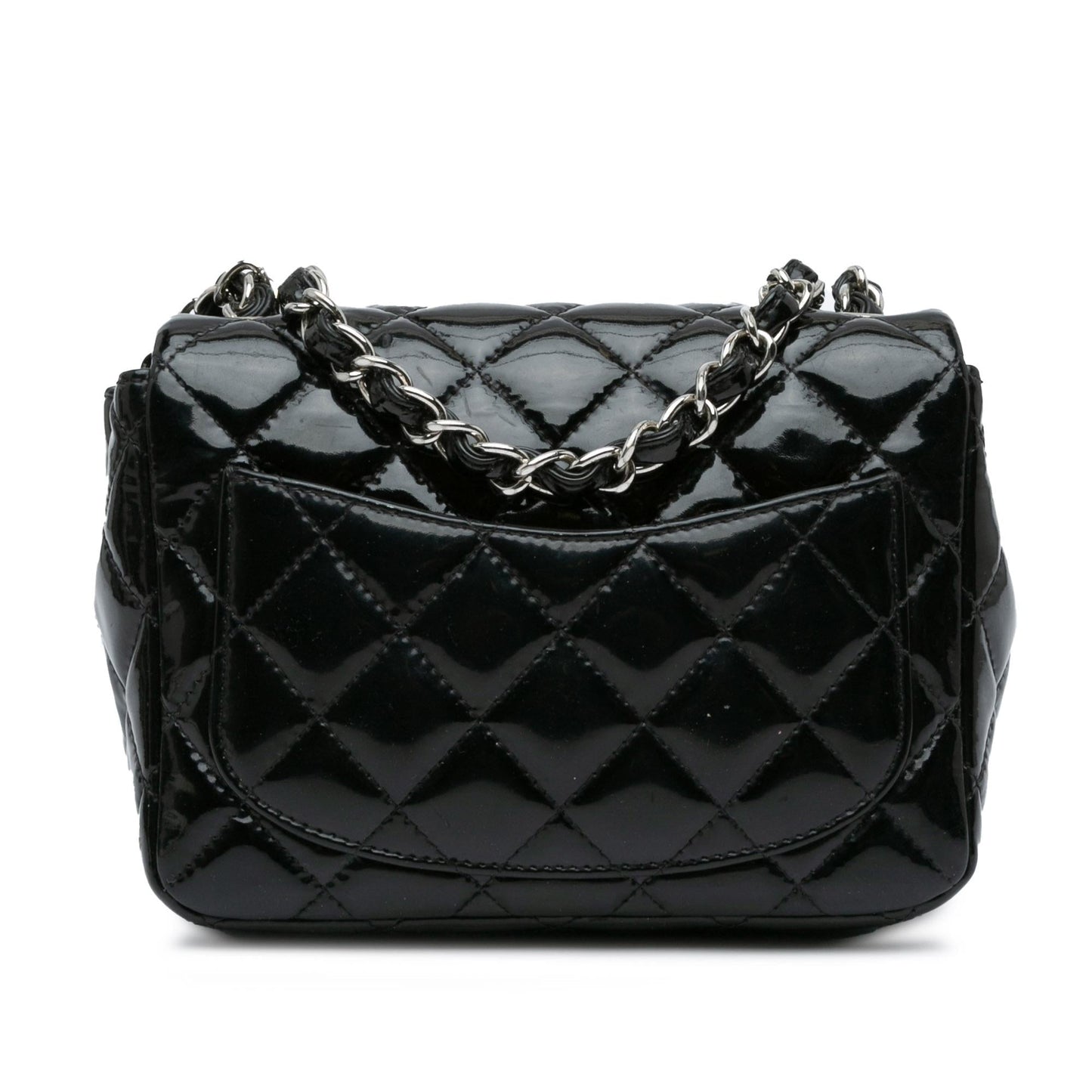 Luxury Chanel Mini Square Classic Patent Single Flap (SHG-vfasYd)
