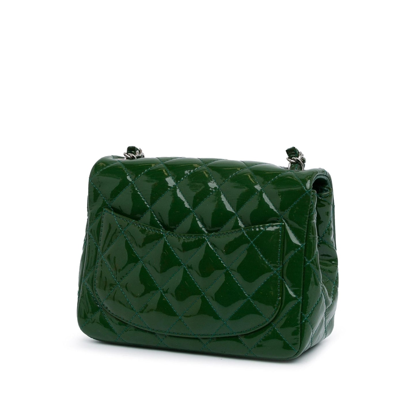 Luxury Chanel Mini Square Classic Patent Single Flap (SHG-kyvpJB)