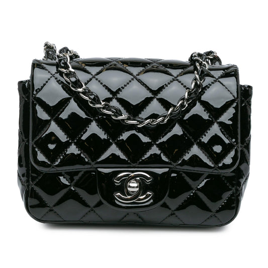 Chanel Mini Square Classic Patent Single Flap
