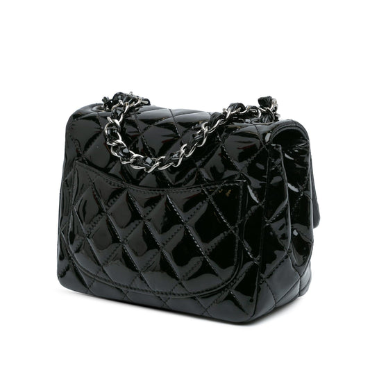 Chanel Mini Square Classic Patent Single Flap