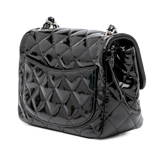 Chanel Mini Square Classic Patent Single Flap