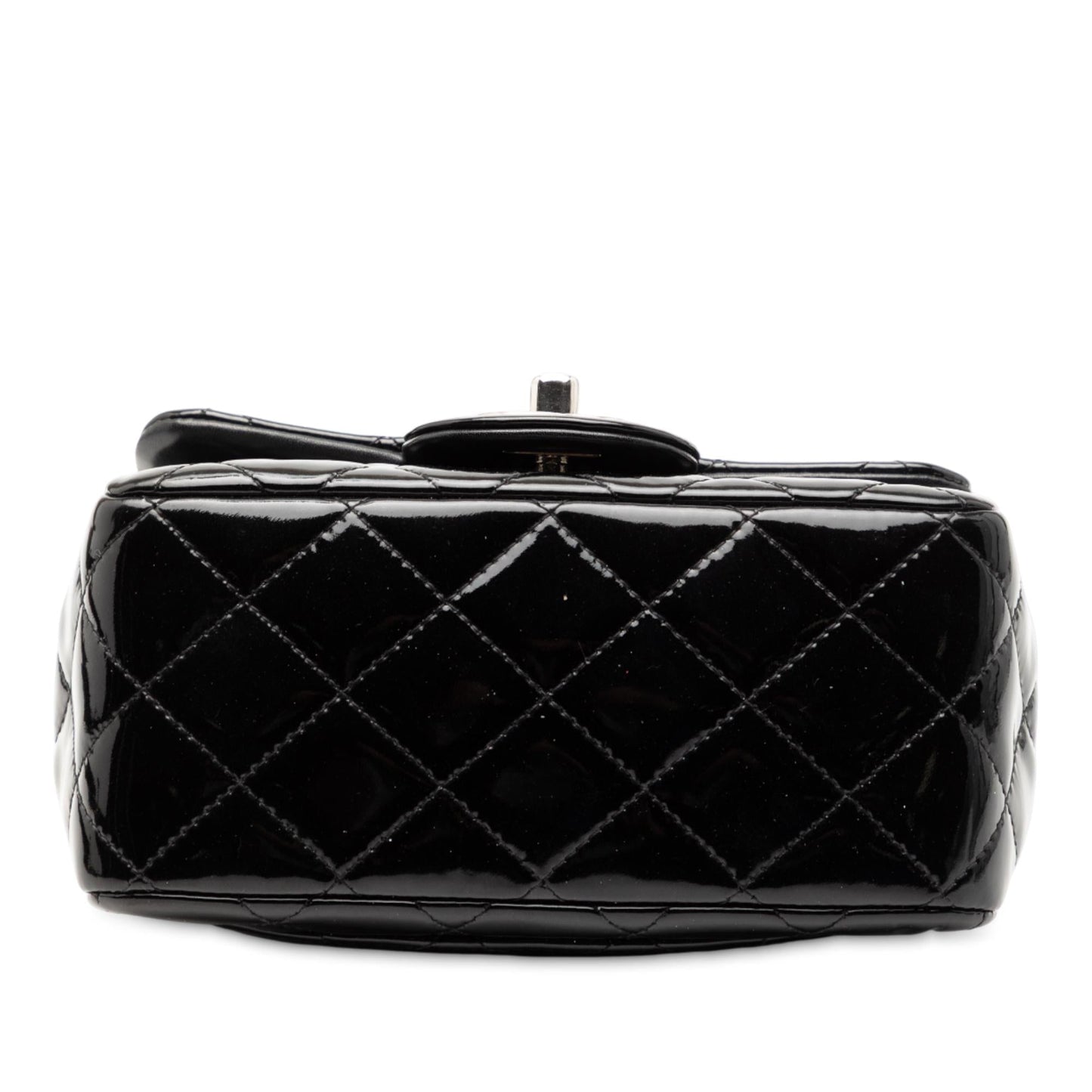 Chanel Mini Square Classic Patent Single Flap