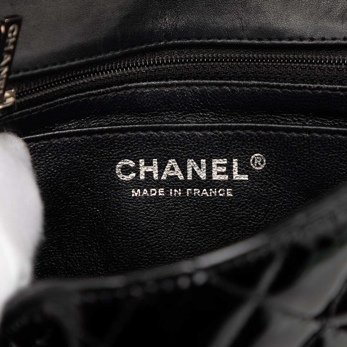 Chanel Mini Square Classic Patent Single Flap