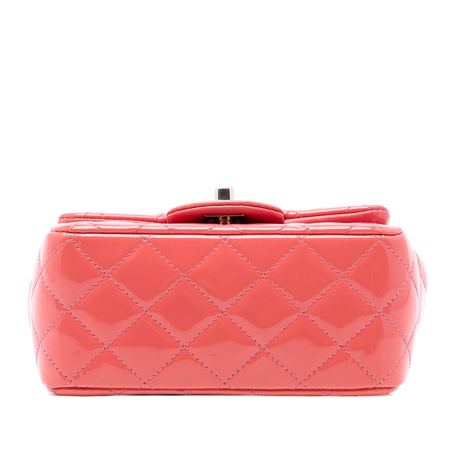 Chanel Mini Square Classic Patent Single Flap