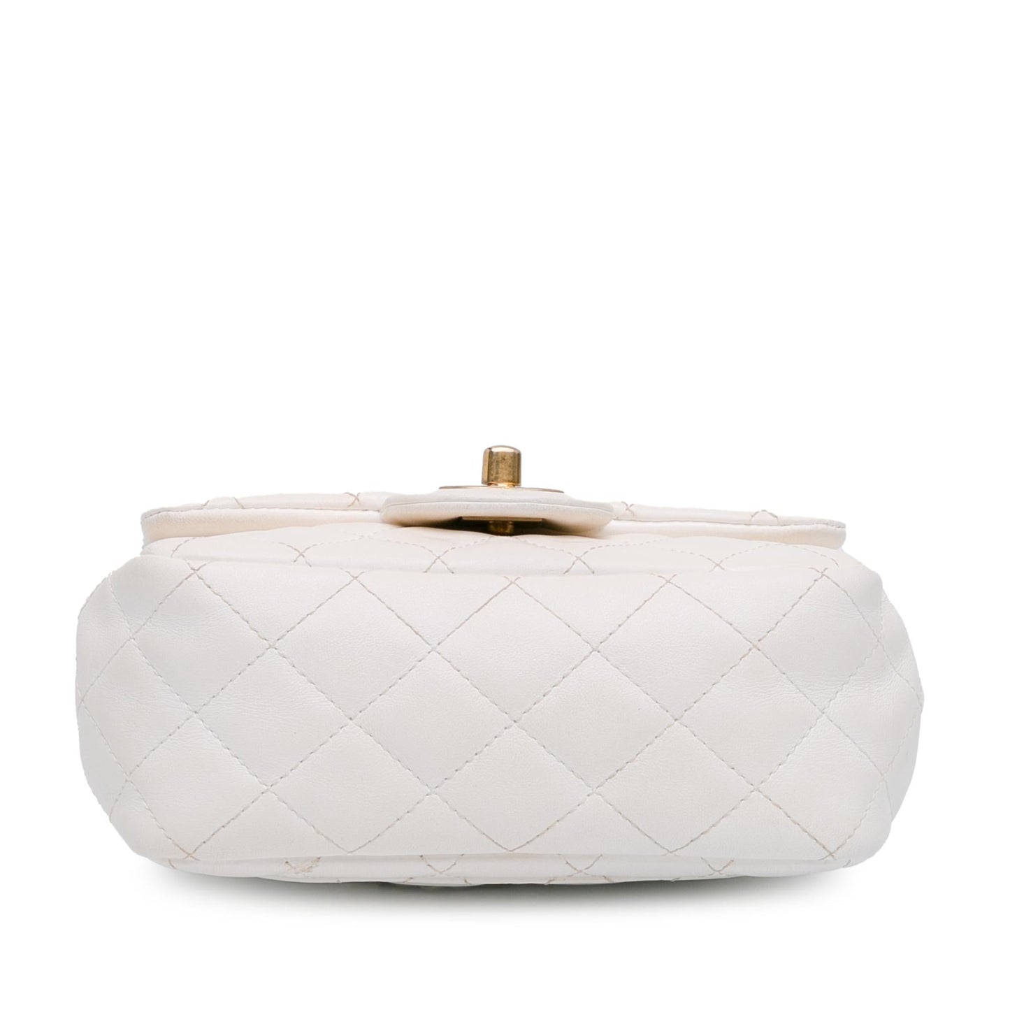 Chanel Mini Square Lambskin Romance Single Flap (SHG-cLMyQW)