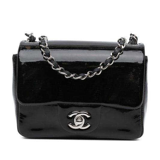 Chanel Mini Square Patent Single Flap