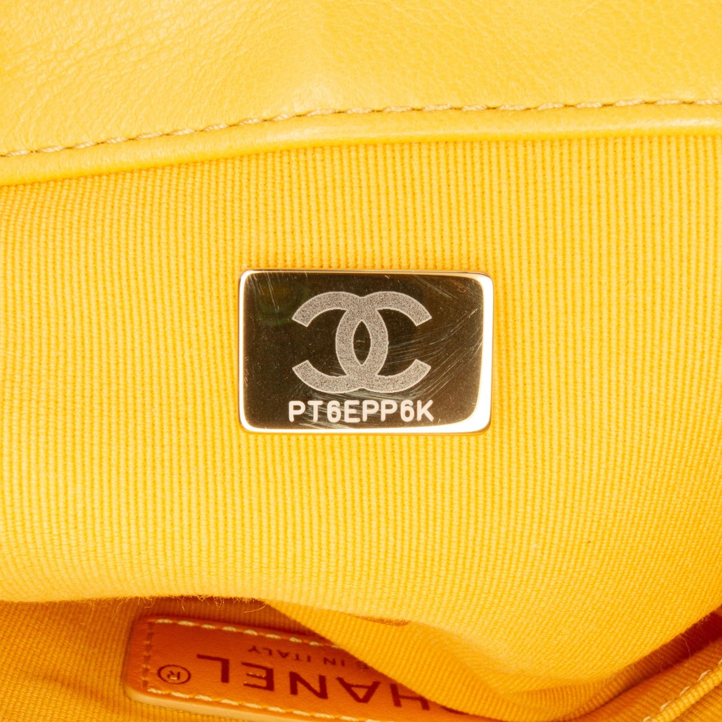 Chanel Mini Square Velvet Camellia Embossed Flap