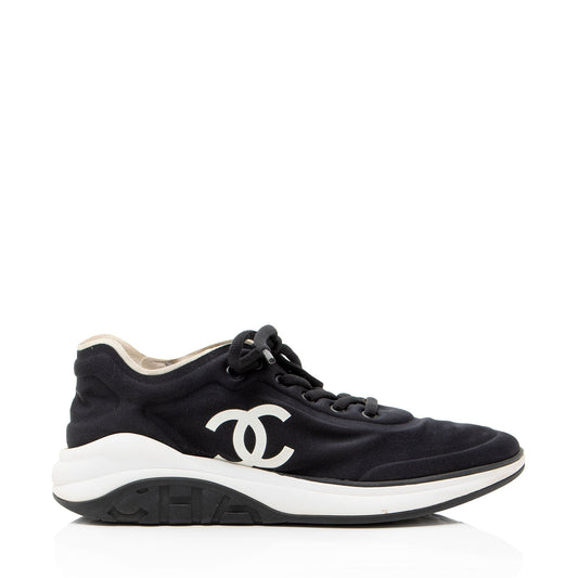 Chanel Nylon CC Sneakers - Size 10 / 40