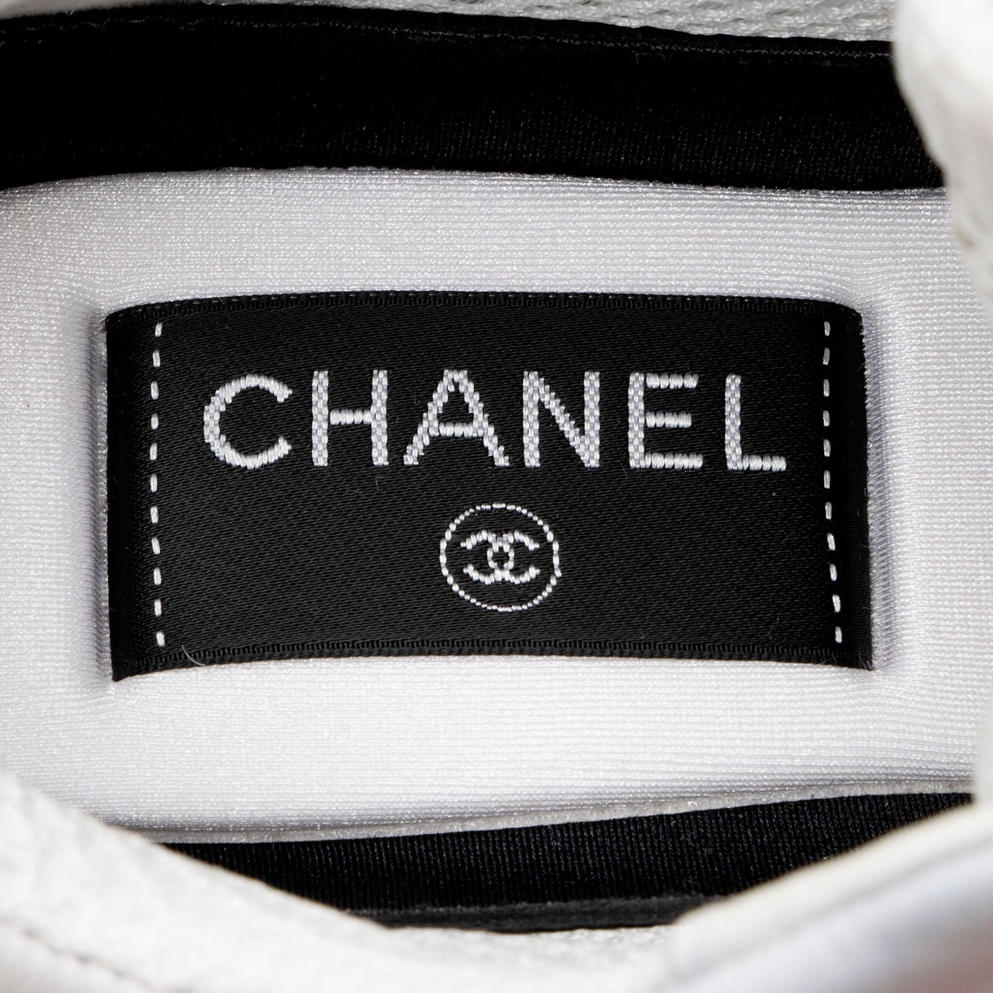 Chanel Nylon Suede CC Sneakers - Size 7 / 37