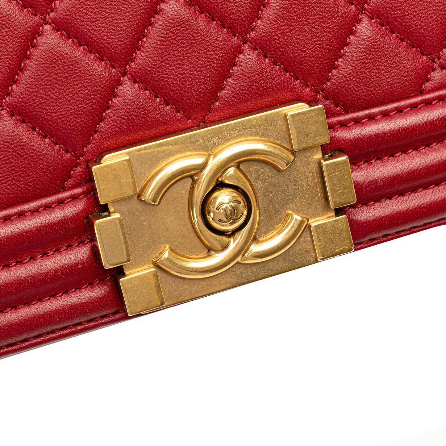 Chanel Old Medium Lambskin Boy Flap