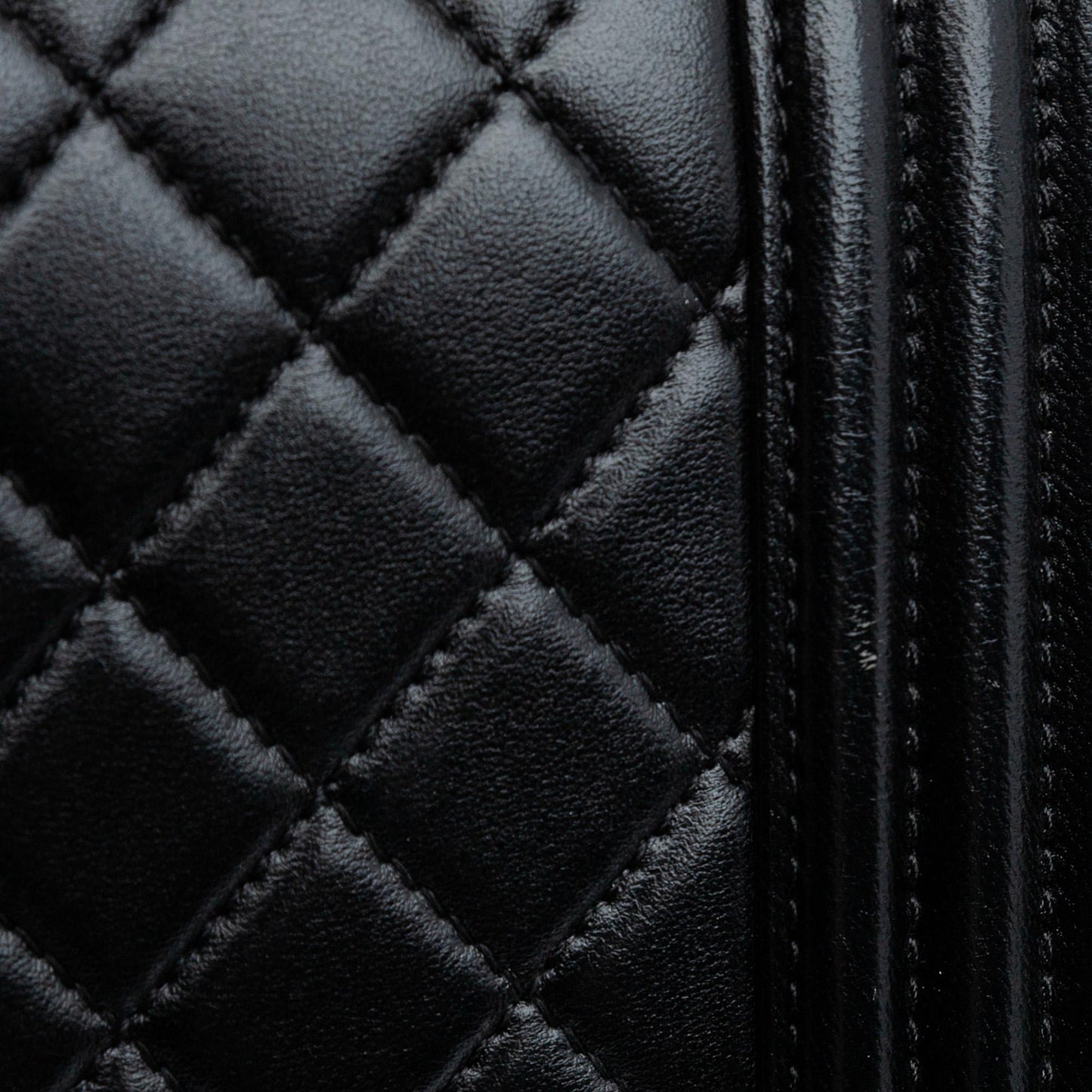 Chanel Old Medium Quilted Lambskin Boy Flap