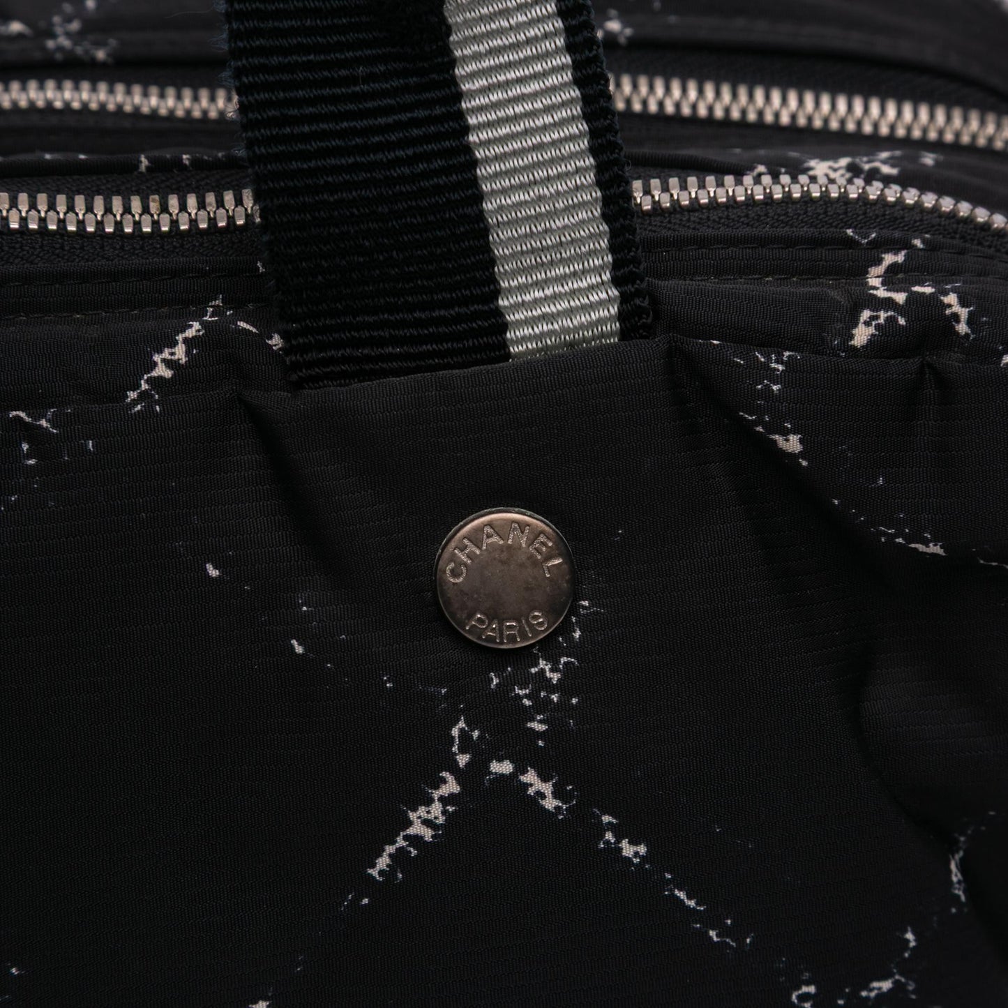 Chanel Old Travel Line Nylon Handbag